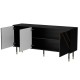 Cama 3D MOUNTAIN chest of drawers 154x40x72 black + gold