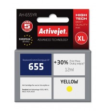 Activejet AH-655YR Ink (replacement for HP 655 CZ112AE Premium 12 ml yellow)
