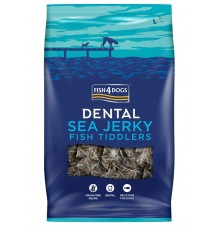 FISH4DOGS Dental Sea Jerky Fish Tiddlers - dog treat - 575g