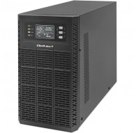Qoltec Uninterruptible Power Supply (UPS) | 3kVA | 3000W | Power Factor 1.0 | LCD | EPO | USB | Online