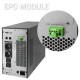 Qoltec Uninterruptible Power Supply (UPS) | 3kVA | 3000W | Power Factor 1.0 | LCD | EPO | USB | Online