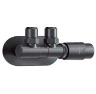 Thermostatic valve for bathroom radiator - right