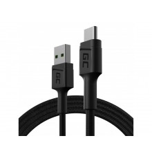 Green Cell KABGC22 USB cable USB 2.0 1.2 m USB A USB C Black