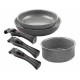 BALLARINI TORRE Set of 2 pans (24 + 28 cm) + saucepan 16 cm 1H