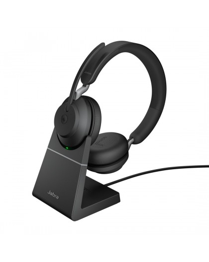 Jabra Evolve2 65 Headset Wireless Headband Office/Call Centre USB Type-A Bluetooth Black