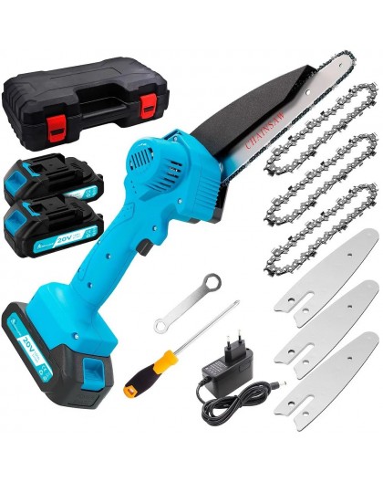 Extralink TM-107 | Mini Electric Chainsaw | 6 inches, 1.5 Ah battery