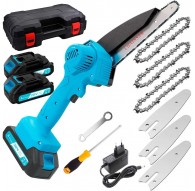 Extralink TM-107 | Mini Electric Chainsaw | 6 inches, 1.5 Ah battery