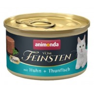 ANIMONDA Vom Feinsten Mousse Chicken and Tuna - wet cat food - 85 g