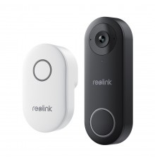 Reolink D340W - 5MP Video Doorbell with Chime, 2.4/5 GHz Wi-Fi, Person Detection, Two-Way Audio, Works with NVRs