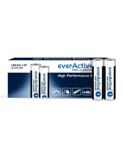 Alkaline batteries everActive Pro Alkaline LR6 AA - shrink pack - 10 pieces