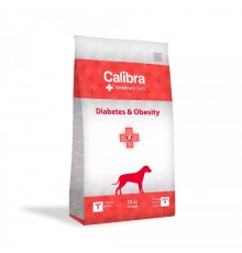 CALIBRA Veterinary Diets Dog Diabetes&Obesity - dry dog food - 12kg