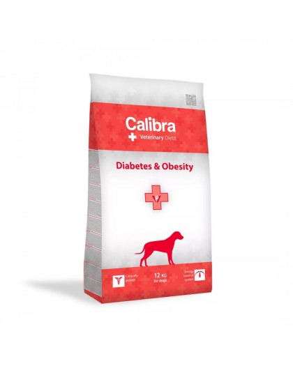 CALIBRA Veterinary Diets Dog Diabetes&Obesity - dry dog food - 12kg