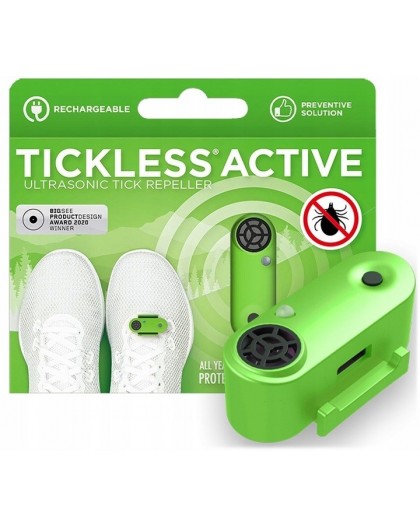 TICK REPELLENT FOR HUMANS TICKLESS ACTIVE GREEN