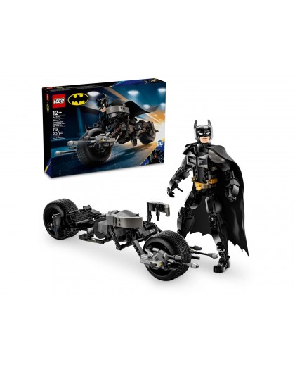 LEGO BATMAN 76273 Batman Construction Figure and the Bat-Pod Bike