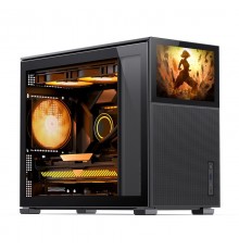 Jonsbo D31 MESH Screen Micro-ATX Case, Tempered Glass - black