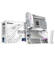 GIGABYTE B860 AORUS ELITE WIFI7 ICE Motherboard - Intel Core Ultra Series CPUs, 14+1+2+1 Phases VRM, up to 9200MHz DDR5, 1xPCIe 
