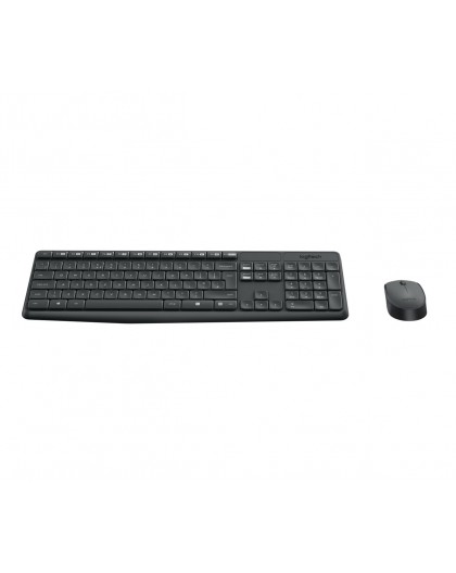 Logitech Klaviatuur MK235 Traadita KBD+Hiir Hall CZ