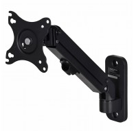 Gembird MA-WA1-01 monitor mount / stand 68.6 cm (27") Black Wall