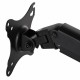 Gembird MA-WA1-01 monitor mount / stand 68.6 cm (27") Black Wall