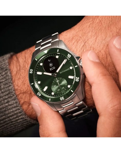 Withings ScanWatch Nova 1.6 cm (0.63") OLED 42 mm Hybrid Stainless steel GPS (satellite)