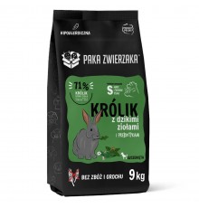 PAKA ZWIERZAKA Puppy Rabbit with wild herbs S - dry dog food - 9kg