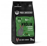 PAKA ZWIERZAKA Puppy Rabbit with wild herbs S - dry dog food - 9kg