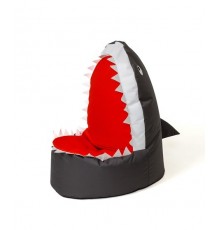 Sako bag pouf Shark black XXL 100 x 60 cm
