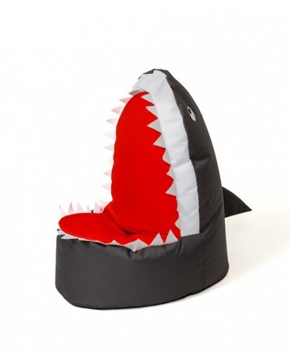 Sako bag pouf Shark black XXL 100 x 60 cm