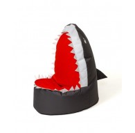 Sako bag pouf Shark black XXL 100 x 60 cm