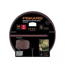 Fiskars 1027111 garden hose 50 m Above ground Black, Red