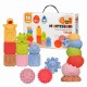 Tullo Sensory blocks – Montessori educational set, 18 pieces