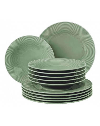 SELTMANN BEAT COLOR GLAZE Dinner service for 6 people