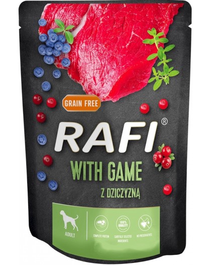DOLINA NOTECI RAFI Wet dog food Venison, blueberry, cranberry 300 g