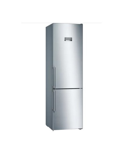 Bosch Serie 4 KGN397IEQ fridge-freezer Freestanding 368 L E Stainless steel