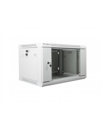 Lanberg wall-mounted 19" cabinet 4U 600x450 gray wf01-6406-10s