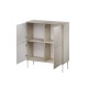 4D chest of drawers TRESSE 100x40x110 cashmere matt