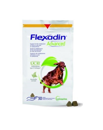 Vetoquinol Flexadin Advanced- snacks for dogs- 30 tablets