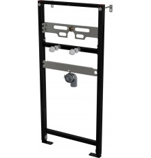 Concealed frame for urinal