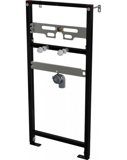 Concealed frame for urinal