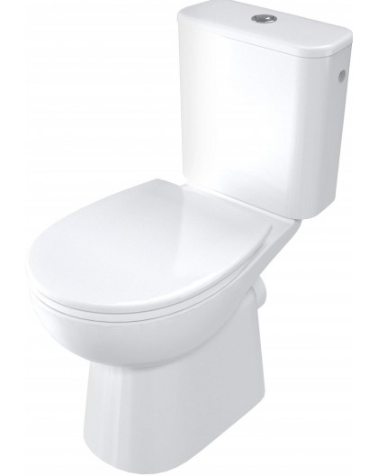 WC bowl compact rimless