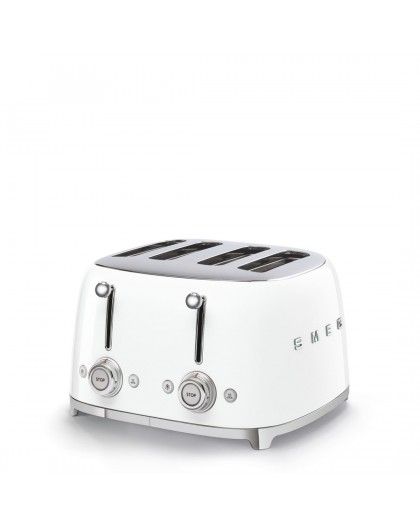 Toaster Smeg for 4 slices, white