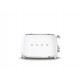 Toaster Smeg for 4 slices, white