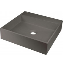 Granite countertop washbasin with space for a tap - 400x400 mm