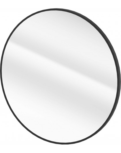 Framed hanging mirror - round