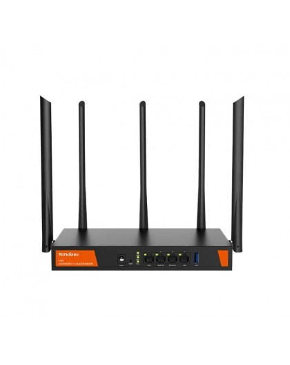 Tenda W30E AX3000 wireless router Gigabit Ethernet Dual-band (2.4 GHz / 5 GHz) Black