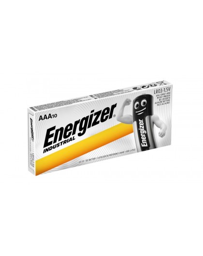 ENERGIZER BATTERY INDUSTRIAL PRO AAA LR03 1.5V 10 PCS