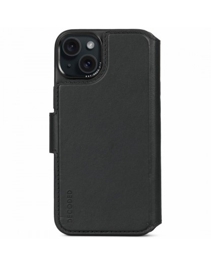 Decoded D24IPO15PLDW5BK mobile phone case 17 cm (6.7") Wallet case Black