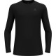 ODLO Merino 160 BL Top Crew Neck l/s men's T-shirt, size L, black