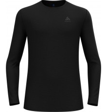 ODLO Merino 160 BL Top Crew Neck l/s men's T-shirt, size L, black