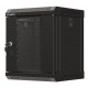 Шкаф-стойка Lanberg WF11-3306-10B настенный 6U черный